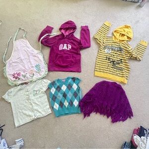 30pc bundle girls Clothes lot, size 6+ GAP Kids Magenta Hoodie